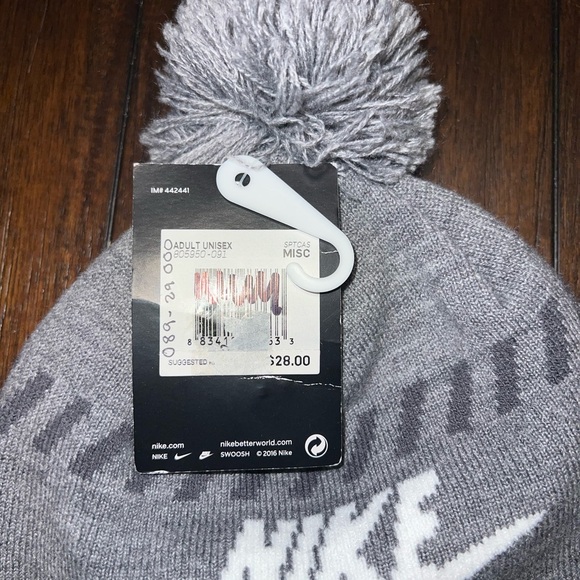 Nike Gray Knit Beanie - Picture 2 of 2